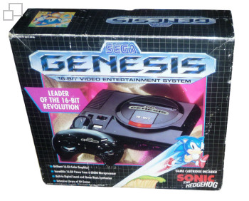 NTSC-US SEGA Genesis Sonic Box