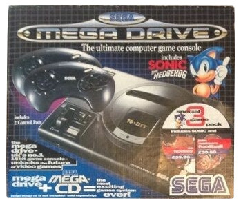PAL/SECAM SEGA Mega Drive EA Sports / Sonic Box (UK)