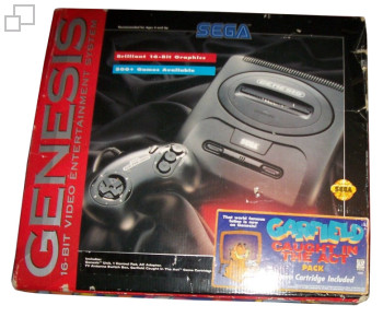 NTSC-US SEGA Genesis 2 Garfield Box