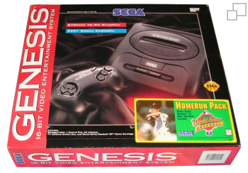 NTSC-US SEGA Genesis 2 Homerun Pack Box