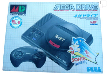 PAL-B SEGA Mega Drive Sonic Box
