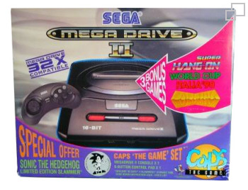 PAL/SECAM SEGA Mega Drive 2 MegaGames 1 / Caps The Game Box (Australia)