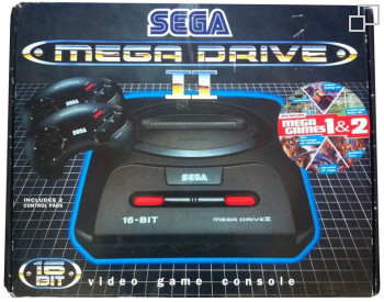 PAL/SECAM SEGA Mega Drive 2 MegaGames 1 and II Box