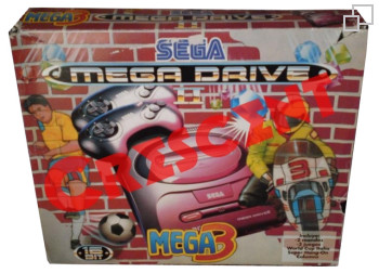 PAL/SECAM SEGA Mega Drive 2 Mega3 Box (Spain)