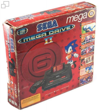 PAL/SECAM Mega Drive 2 Mega Six Box