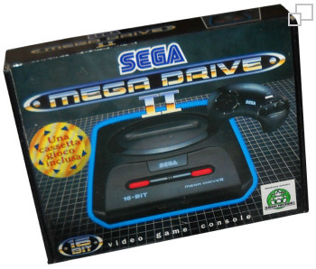 PAL/SECAM SEGA Mega Drive 2 Mixed Game Box (Italy)