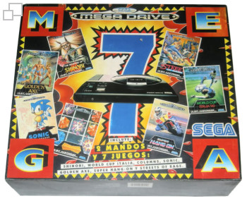 PAL/SECAM Mega Drive Mega7 Box (Spain)