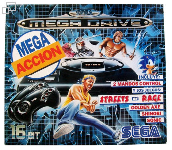 PAL/SECAM SEGA Mega Drive MegaAccion Box (Spain)