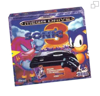 PAL/SECAM SEGA Mega Drive Sonic 2 Box (Spain)